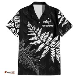 New Zealand Lawn Bowls Personalized Hawaiian Shirt Wrap-Around Silver Fern LT7