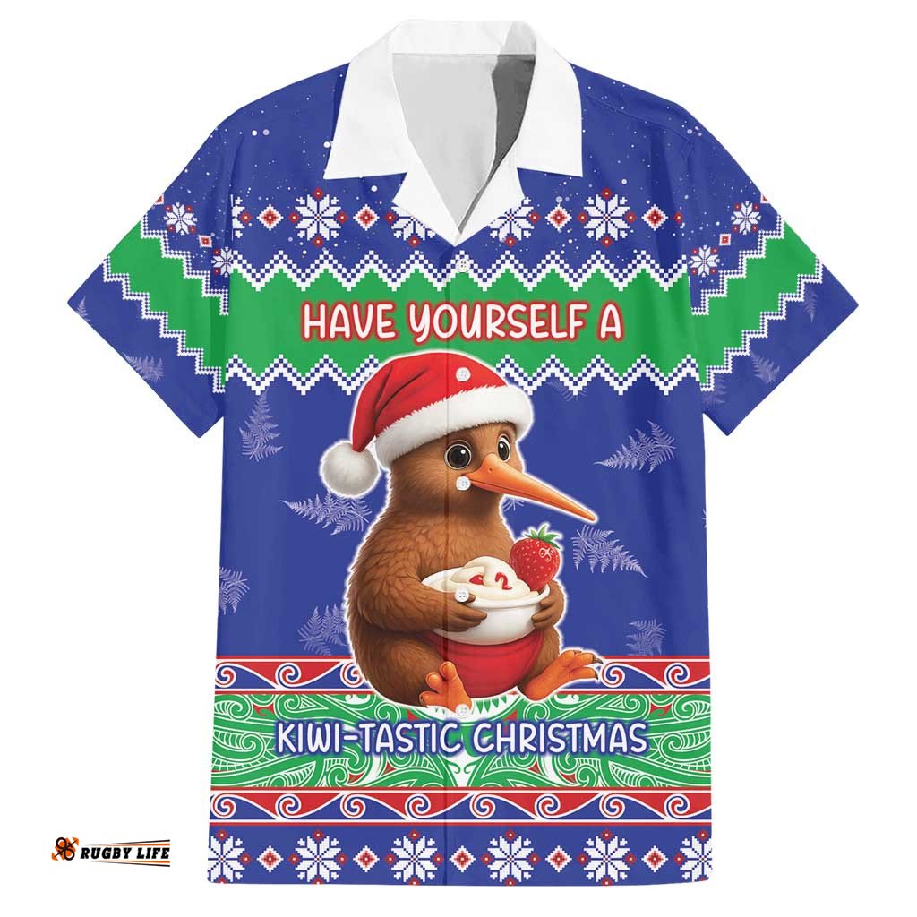 New Zealand Christmas Hawaiian Shirt Have Yourself A Kiwi-tastic Christmas LT05
