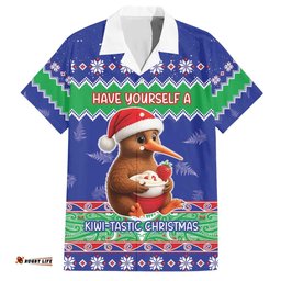 New Zealand Christmas Hawaiian Shirt Have Yourself A Kiwi-tastic Christmas LT05