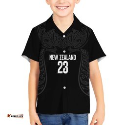 New Zealand Basketball Ta Moko Tribal Custom Hawaiian Shirt LT03