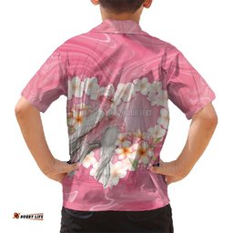 Personalised Pink Galah Australia Valentine's Day Hawaiian Shirt I Love You With All My Heart LT14