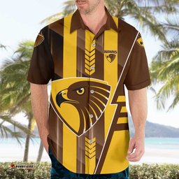 Personalized Hawthorn Hawks Hawaiian Shirt Modern Geometric Sports Graphic Style TS04