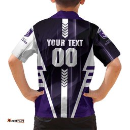 Personalized Fremantle Dockers Hawaiian Shirt Modern Geometric Sports Graphic Style TS04