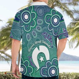 Sea Turtle Torres Strait Islands Hawaiian Shirt Pacific Indigenous Australian Oceanic Dot Art TS04