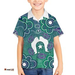 Sea Turtle Torres Strait Islands Hawaiian Shirt Pacific Indigenous Australian Oceanic Dot Art TS04