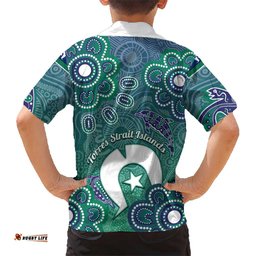 Sea Turtle Torres Strait Islands Hawaiian Shirt Pacific Indigenous Australian Oceanic Dot Art TS04