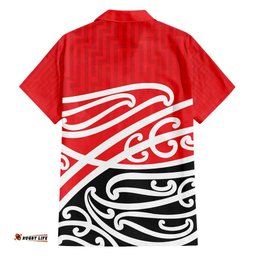 All Red New Zealand Kowhai Ngutukak Hawaiian Shirt LT9