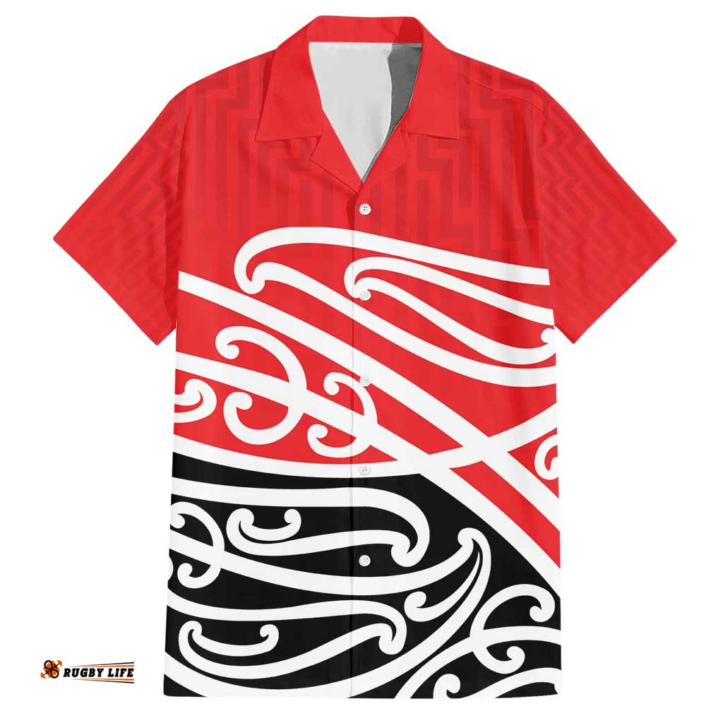All Red New Zealand Kowhai Ngutukak Hawaiian Shirt LT9