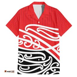 All Red New Zealand Kowhai Ngutukak Hawaiian Shirt LT9