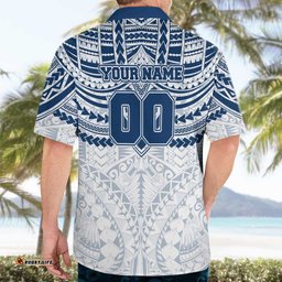 Personalized Geelong Cats Hawaiian Shirt Polynesian Tribal Pattern Heritage Football TS04