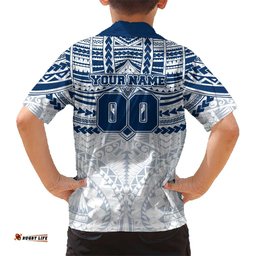 Personalized Geelong Cats Hawaiian Shirt Polynesian Tribal Pattern Heritage Football TS04