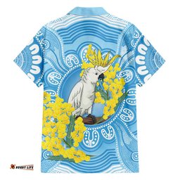 World Diabetes Day Australia Hawaiian Shirt Yellow-crested Cockatoo Golden Wattle Aboriginal LT14