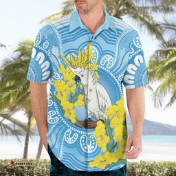World Diabetes Day Australia Hawaiian Shirt Yellow-crested Cockatoo Golden Wattle Aboriginal LT14