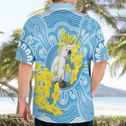 World Diabetes Day Australia Hawaiian Shirt Yellow-crested Cockatoo Golden Wattle Aboriginal LT14