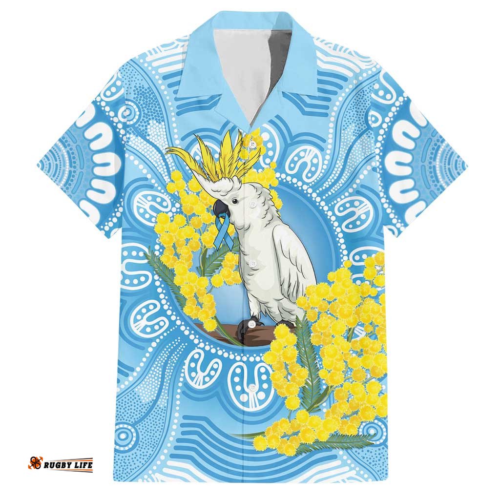World Diabetes Day Australia Hawaiian Shirt Yellow-crested Cockatoo Golden Wattle Aboriginal LT14