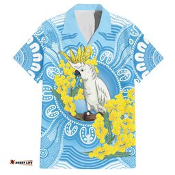 World Diabetes Day Australia Hawaiian Shirt Yellow-crested Cockatoo Golden Wattle Aboriginal LT14