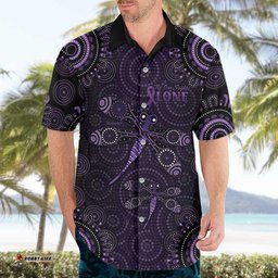 Purple Dragonfly Aboriginal of Hope Hawaiian Shirt Australian Epilepsy Awareness LT9