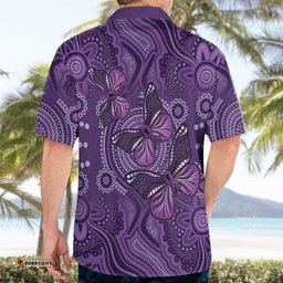 Purple Butterfly Spirit Hawaiian Shirt Australian Epilepsy Awareness LT9
