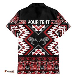 Personalised Taniko Motifs Aotearoa Hawaiian Shirt Waitangi Kowhaiwhai Kiwi LT7