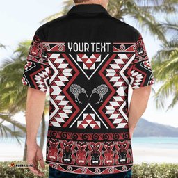 Personalised Taniko Motifs Aotearoa Hawaiian Shirt Waitangi Kowhaiwhai Kiwi LT7