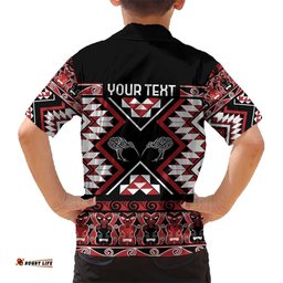 Personalised Taniko Motifs Aotearoa Hawaiian Shirt Waitangi Kowhaiwhai Kiwi LT7