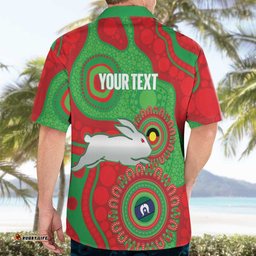 Rabbitohs NAIDOC Week 2026 Personalised Hawaiian Shirt 50 Years of Deadly Aboriginal Art LT14