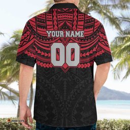 Personalized Essendon Bombers Hawaiian Shirt Polynesian Tribal Pattern Heritage Football TS04