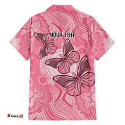Personalized Pink Butterfly Spirit Hawaiian Shirt Australias Breast Cancer Awareness LT9