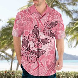 Personalized Pink Butterfly Spirit Hawaiian Shirt Australias Breast Cancer Awareness LT9