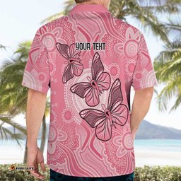 Personalized Pink Butterfly Spirit Hawaiian Shirt Australias Breast Cancer Awareness LT9