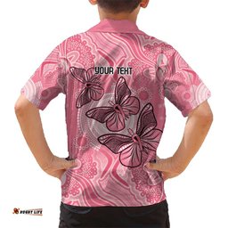 Personalized Pink Butterfly Spirit Hawaiian Shirt Australias Breast Cancer Awareness LT9
