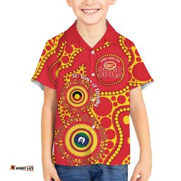 Suns NAIDOC Week 2026 Personalised Hawaiian Shirt 50 Years of Deadly Aboriginal Art LT14