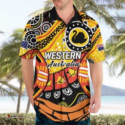 Western Australia Golden State Hawaiian Shirt LT9