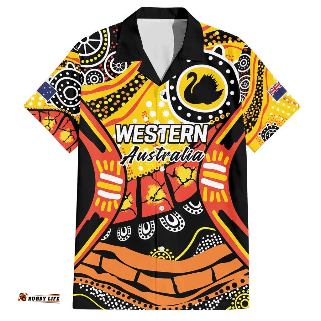 Western Australia Golden State Hawaiian Shirt LT9