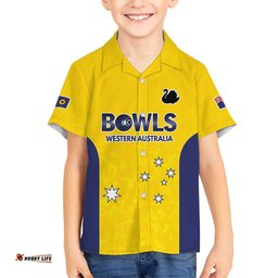 Western Australia Lawn Bowls Custom Hawaiian Shirt Aussie Minimalist Style LT9