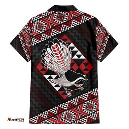 Taniko Aotearoa Hawaiian Shirt Poutama Mix Piwakawaka LT7