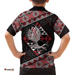 Taniko Aotearoa Hawaiian Shirt Poutama Mix Piwakawaka LT7