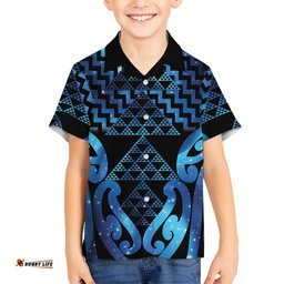 Taniko Motifs Matariki New Zealand Hawaiian Shirt NZ Niho Taniwha Poutama LT14