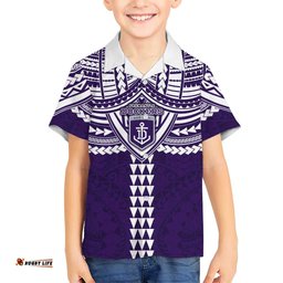 Personalized Fremantle Dockers Hawaiian Shirt Polynesian Tribal Pattern Heritage Football TS04