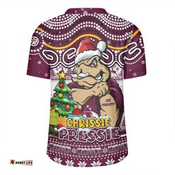 Queensland Maroons V-Neck Rugby Jerseys Aussie Ugly Christmas For Die Hard Fan Supporters