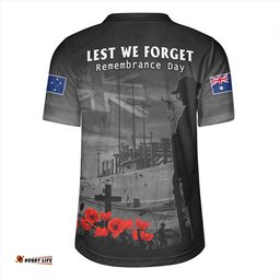 Australia V-Neck Rugby Jerseys Sunset Of Sacrifice And Remembrance Day Honor