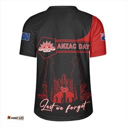 Australia V-Neck Rugby Jerseys Anzac Day Army And Soldiers Style