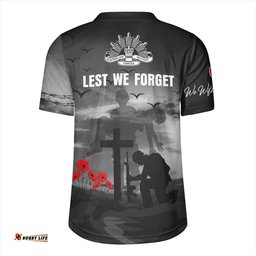 Australia V-Neck Rugby Jerseys Lest We Forget Remember Soldiers