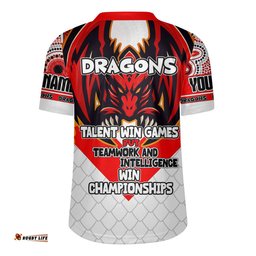 St. George Illawarra Dragons Jersey - Custom Talent Win Games But Teamwork And Intelligence Win Championships With Aboriginal Style