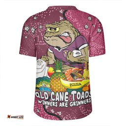Queensland Cane Toads Custom V-Neck Rugby Jerseys - Australian Big Things V-Neck Rugby Jerseys