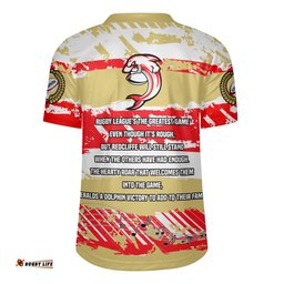 Redcliffe Dolphins V-Neck Rugby Jerseys - Theme Song Inspired