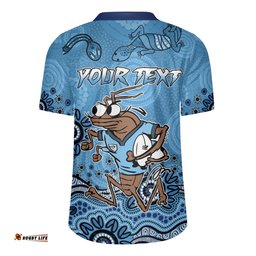 Cockroach Jersey - Custom Blue Cockroach Blooded Aboriginal Inspired