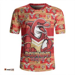 Redcliffe Dolphins V-Neck Rugby Jerseys Champion���������s Pride Comic Style