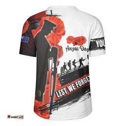 Australia V-Neck Rugby Jerseys - Custom Anzac Day Special Style ( Ver 2 )