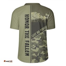 Australia V-Neck Rugby Jerseys - Anzac Day Honor The Fallen Thank The Living